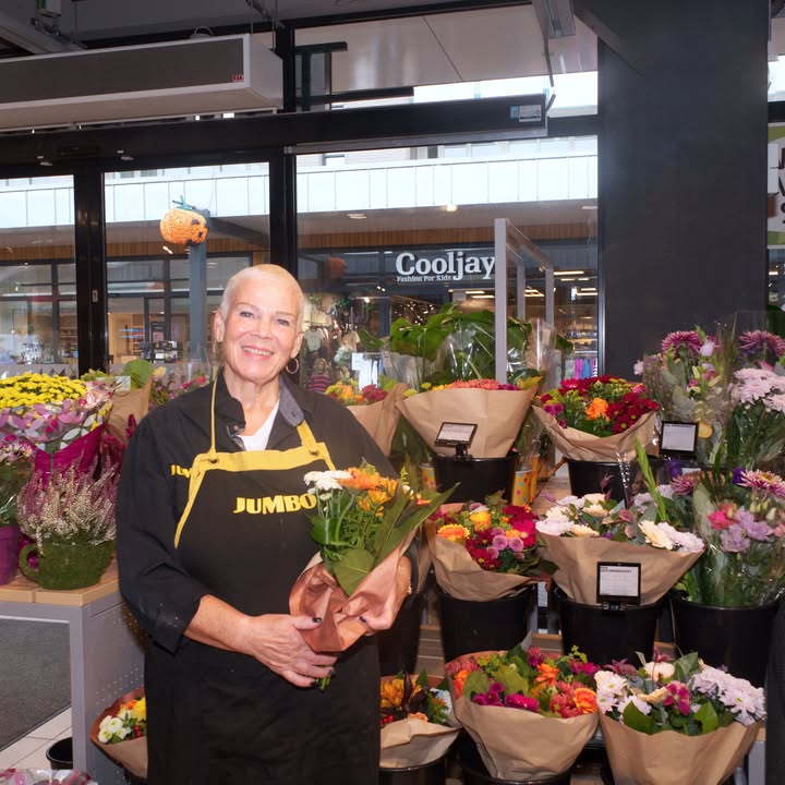 Met zo'n mooi herfstboeket van Jumbo Hans Kok Colmschate breng je een warme sfeer in je huis.